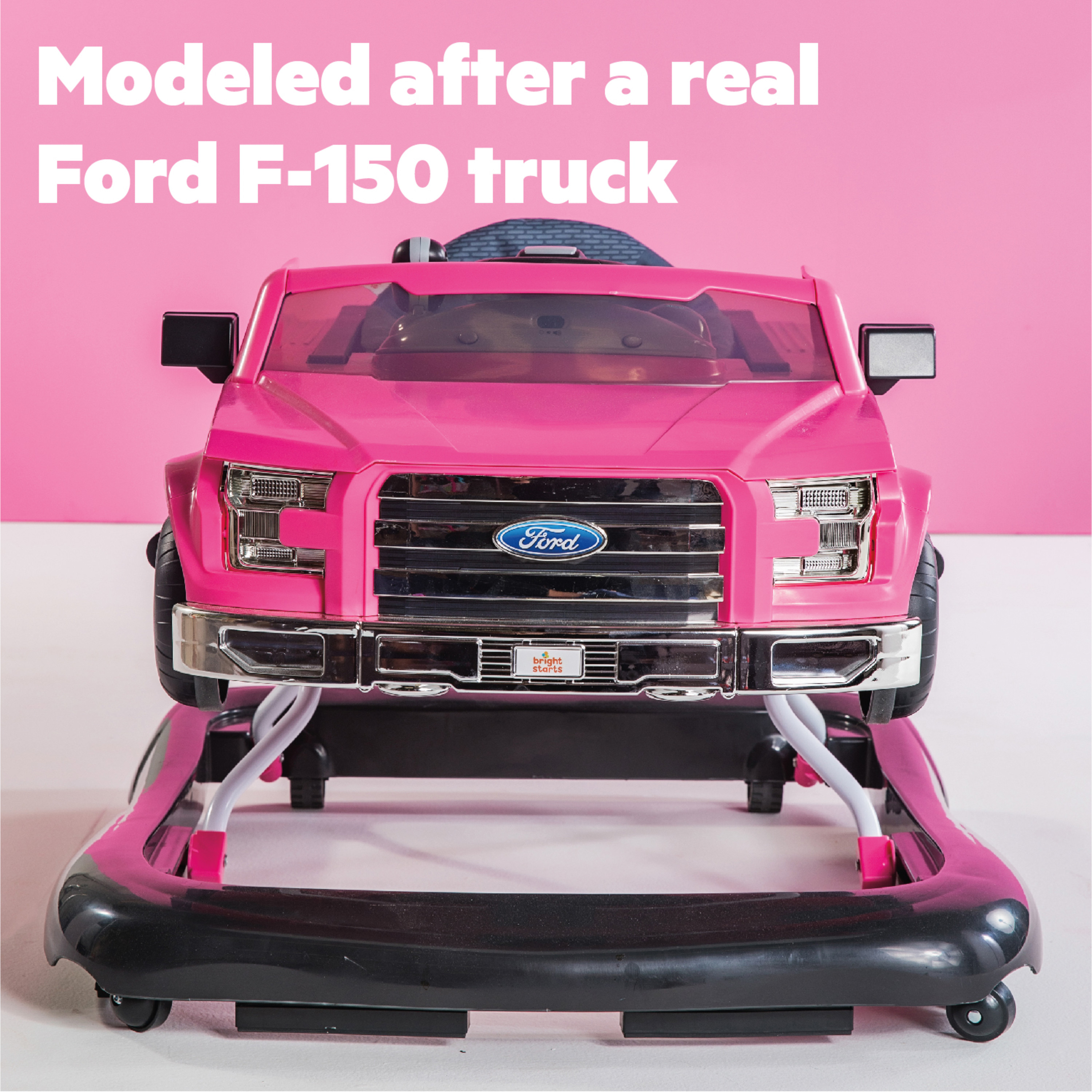 Bright Starts 3 Ways To Play Walker Ford F150 (Pink) Best Educational Infant Toys stores